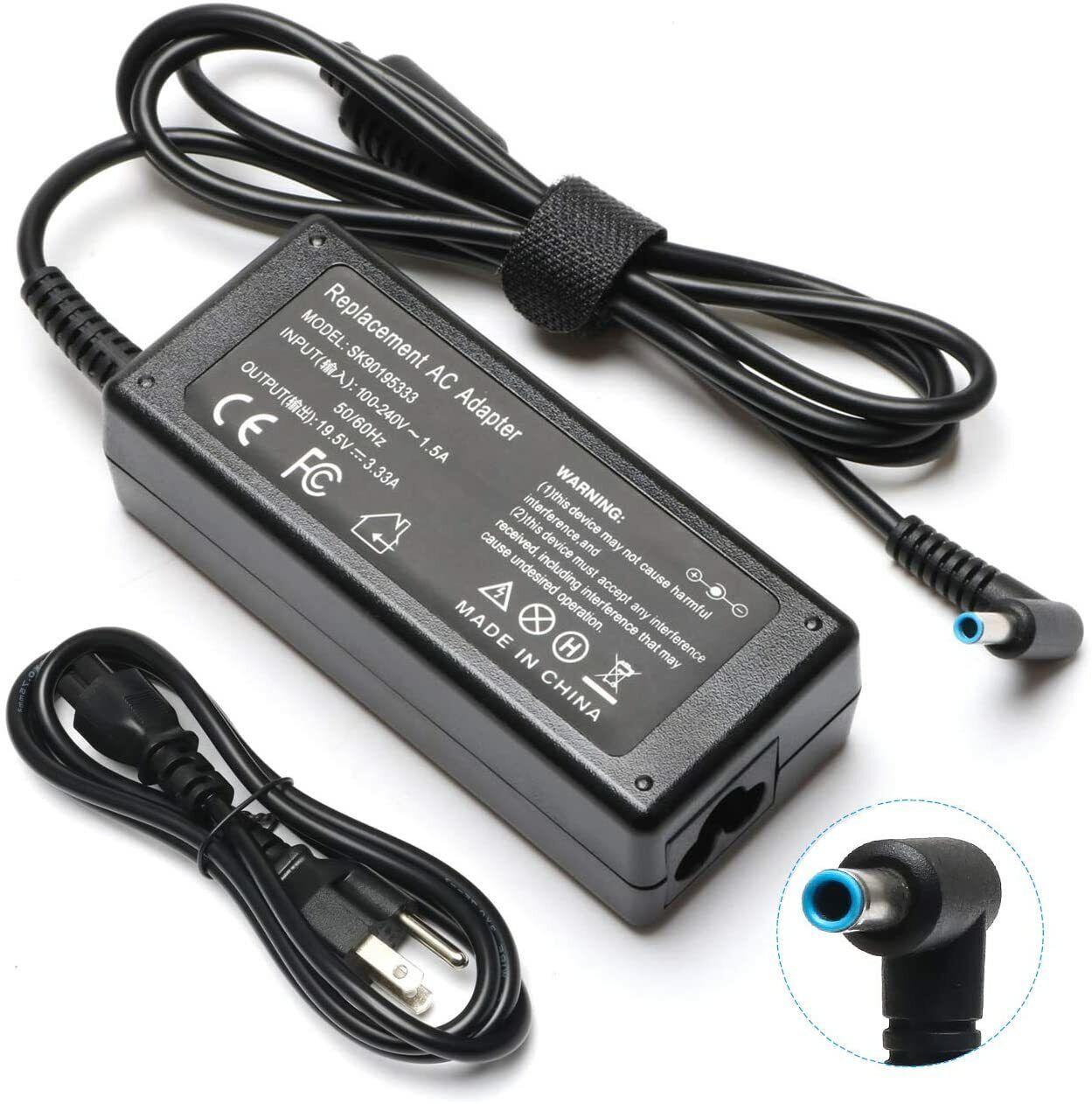 65W AC Power Adapter Charger For HP Envy 13 15 17 X360 15-1039wm 15-1033wm 