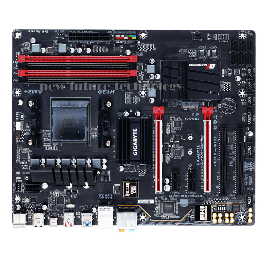 Gigabyte GA-970-GAMING Socket AM3/AM3+ AMD 970 DDR3 DIMM USB3.1 ATX Motherboard