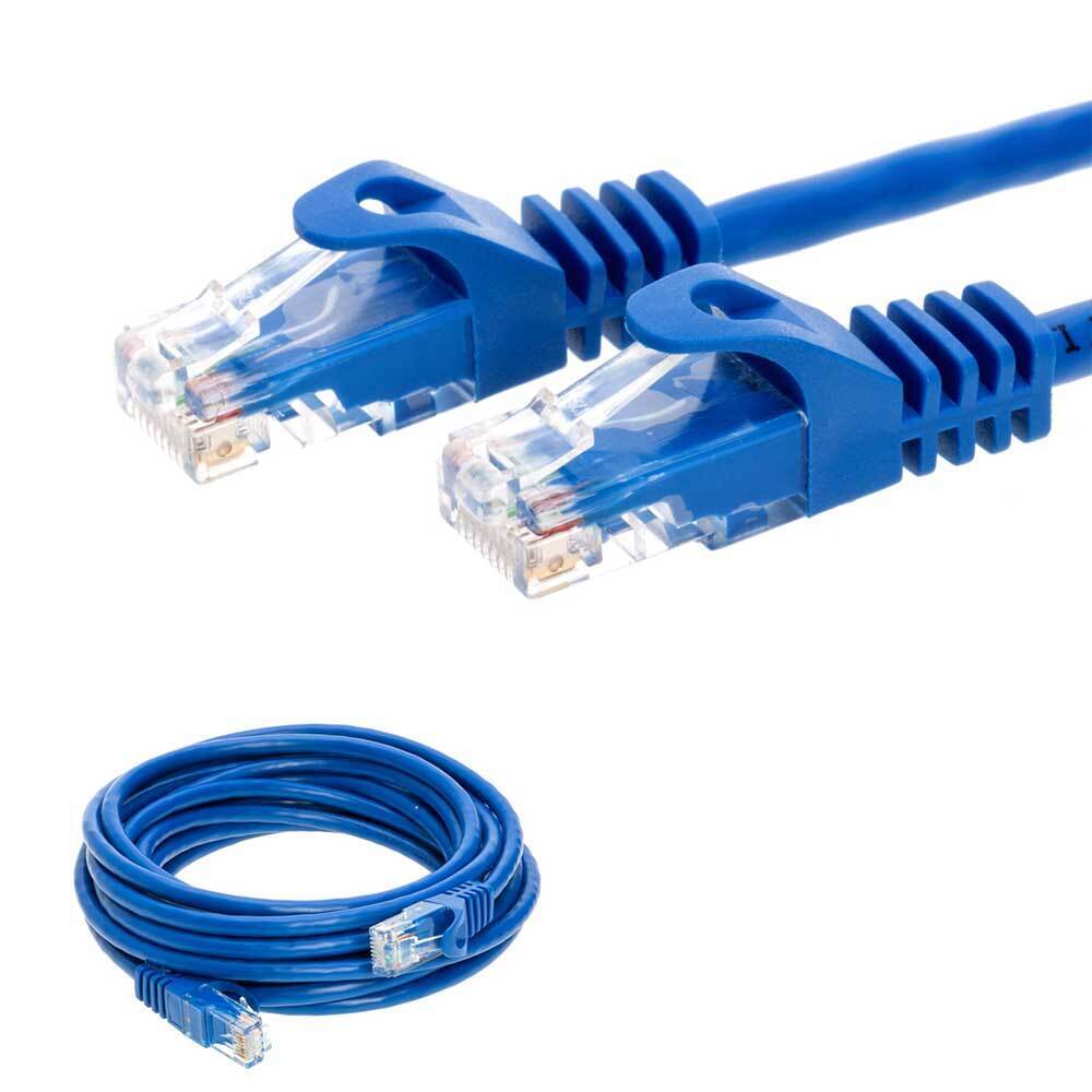 CAT6 Ethernet Network Computer Patch Cable PC XBOX, PS3, PS4 Blue lot