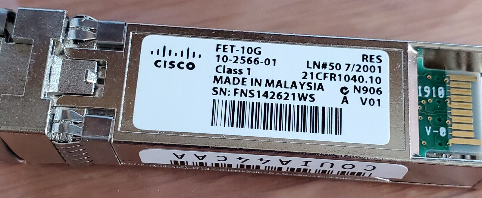 Lot of 22 Genuine Cisco SFPs FET-10G, GLC-SX-MM COM 