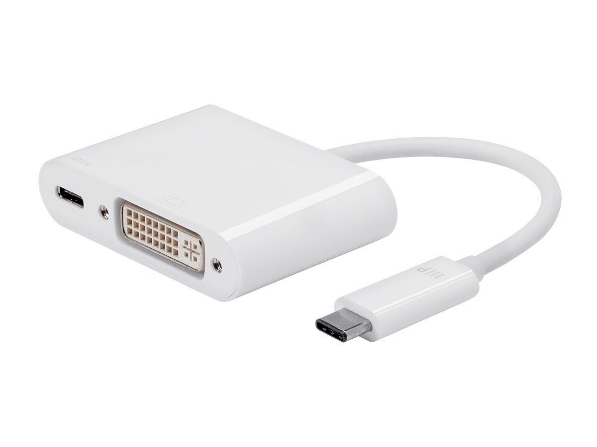 Monoprice USB-C to DVI and USB-C (F) Dual Port Adapter - Select Series