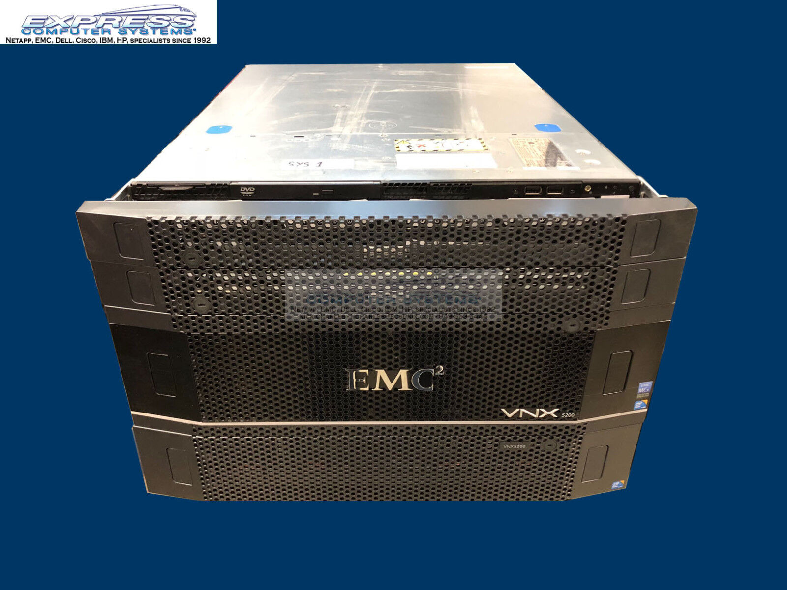 EMC VNX5600 Unified SAN Storage w/VAULT PACK 25x 1.2TB 10k SAS V4-2S10-012 