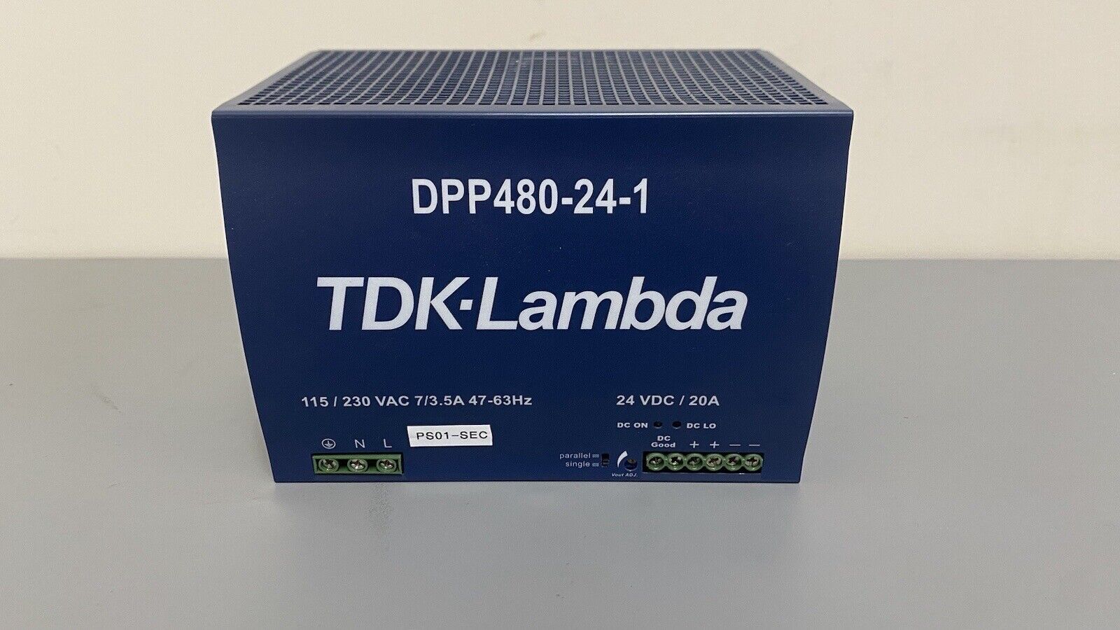 DPP480-24-1 TDK-Lambda 24V, 480W Industrial Power Supply