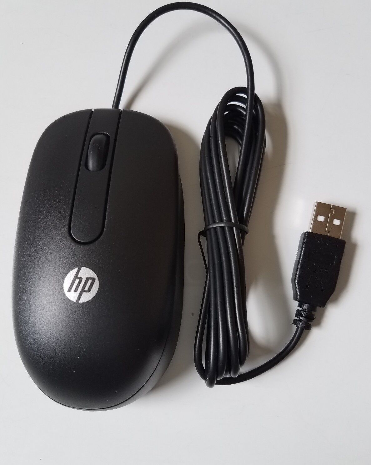 HP P/N 672652-001 Black Wired Optical Mouse - USB 2-Button Scroll