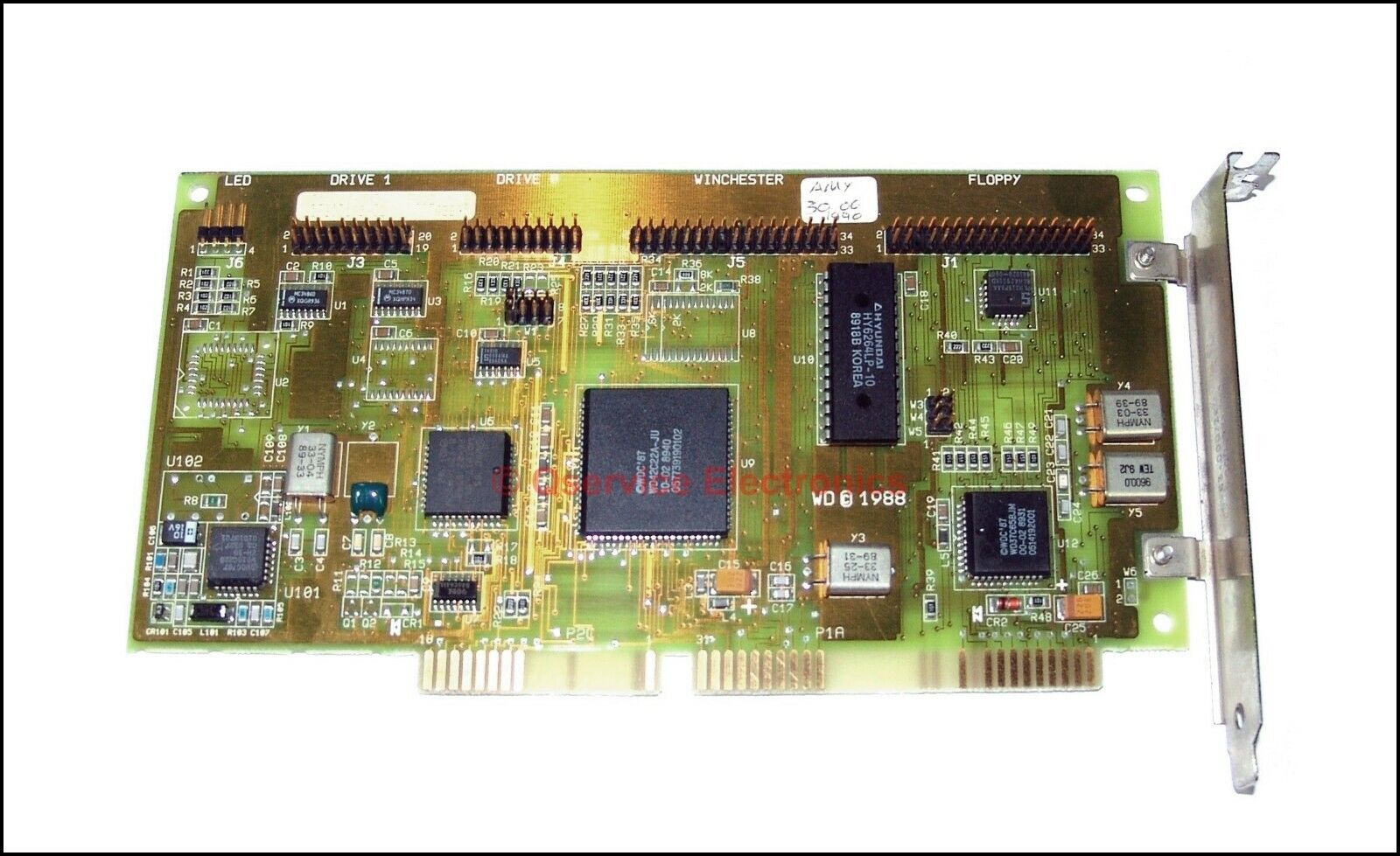 Western Digital WD1006V-MM2 Vintage 16-bit ISA HD / Floppy Controller board