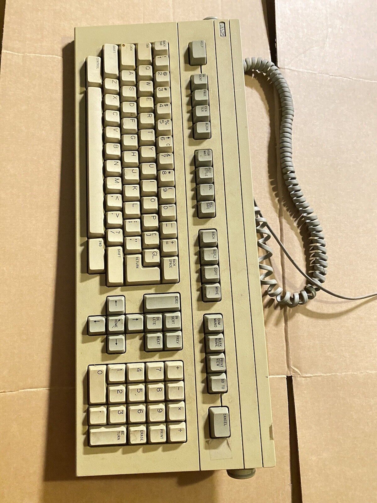 WANG Mechanical Wired Keyboard Vintage RARE