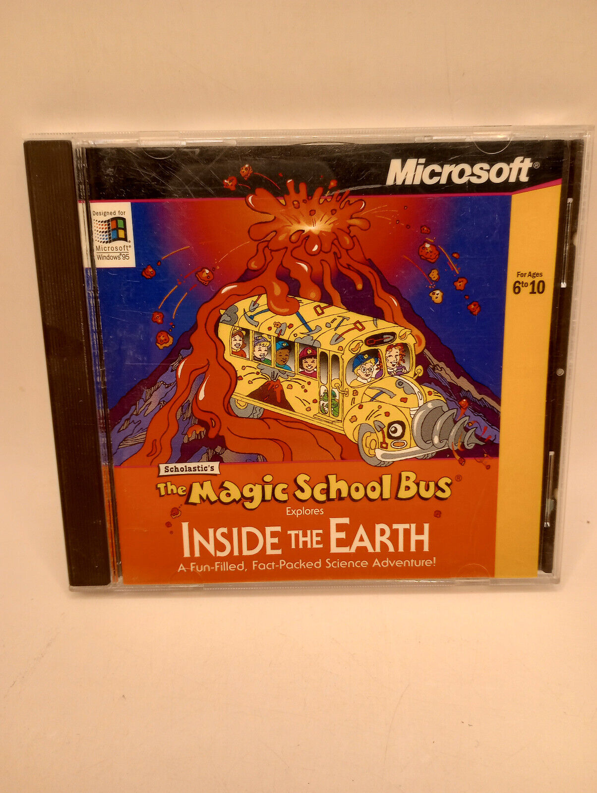 Microsoft Scholastic's The Magic School Bus Explores Inside the Earth Software