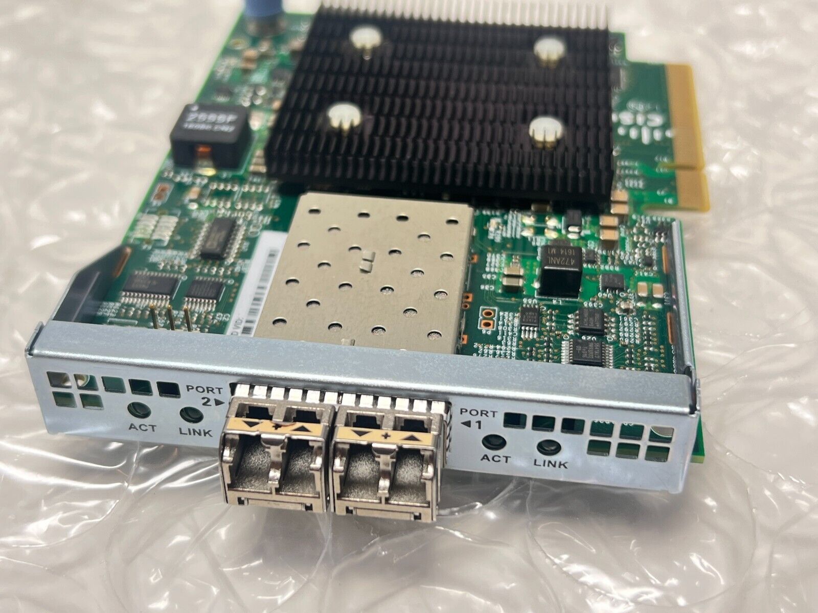 Cisco 2 Port SFP Network Adapter Card | 68-5264-01 UCSC-MLOM-CSC-02 w/ SFP+