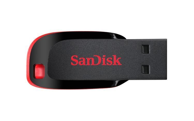 SanDisk 32GB USB 2.0 Memory Stick USB Flash Drive Cruzer Blade SDCZ50-032G Black