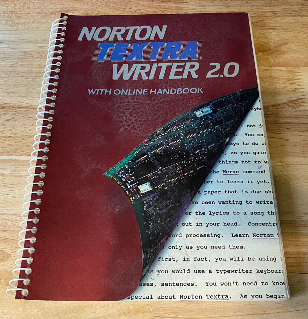 Norton Texted Writer 2.0 Manual - 1989