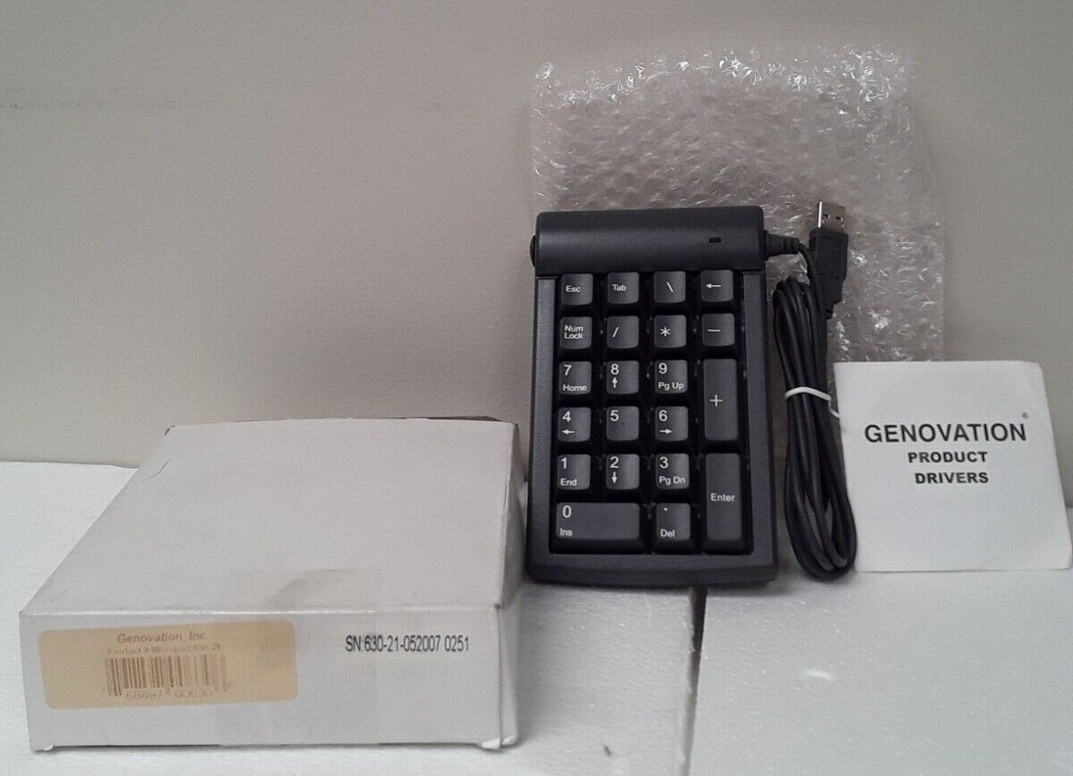 Genovation 21Key Usb Micropad 630 Numeric Keypad 98 Me W2K Xp By Genovation 
