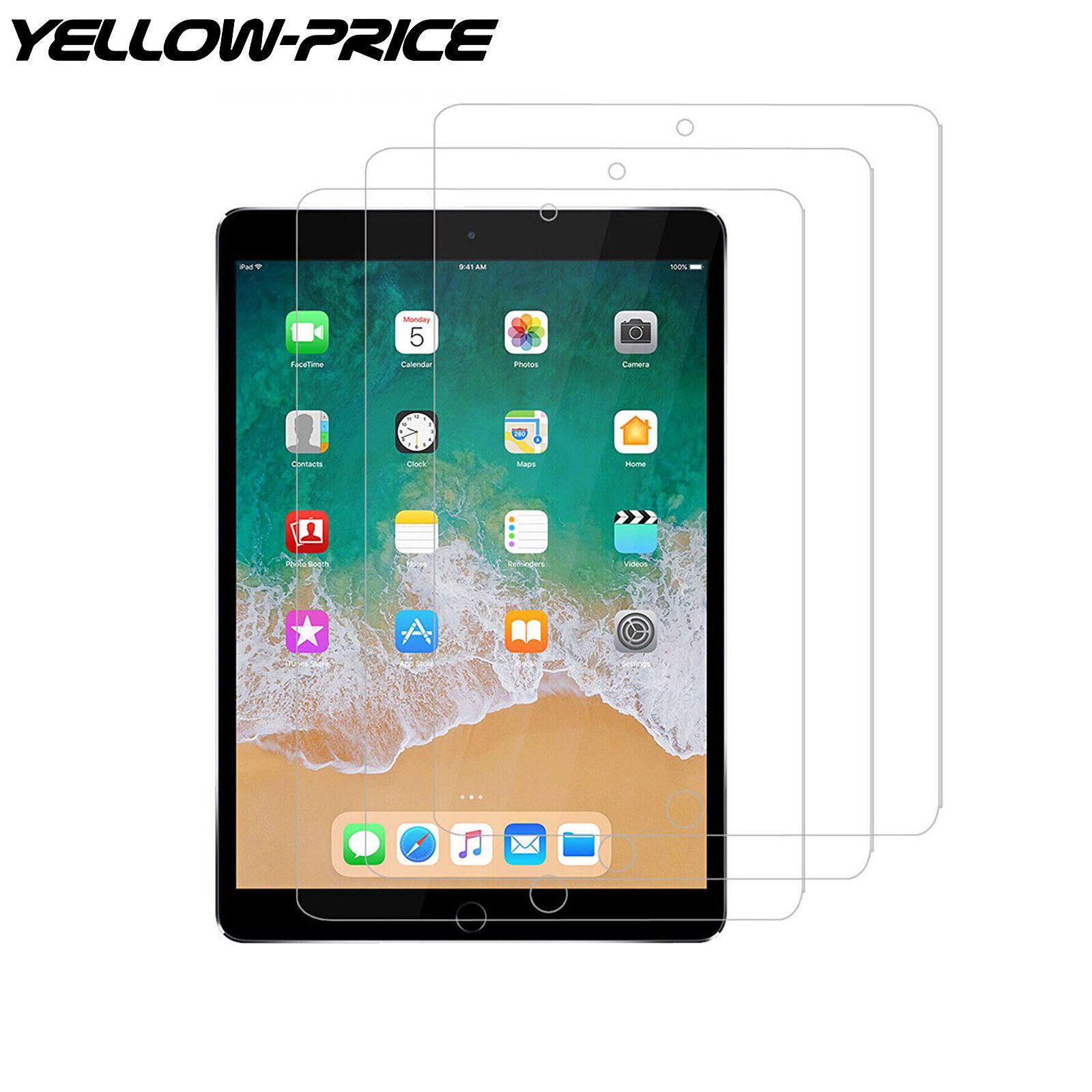 YELLOW-PRICE 3PCS Screen Protector Protective Screen Cover for iPad 2/3/4 9.7''