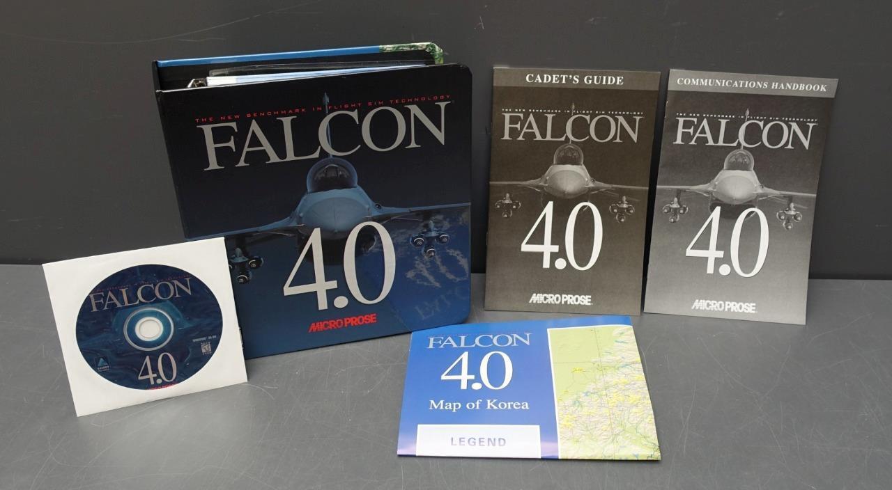 Falcon Flight Simulator 4.0 Electronic Battlefield Series 4.0 Game CD-ROM/Manual