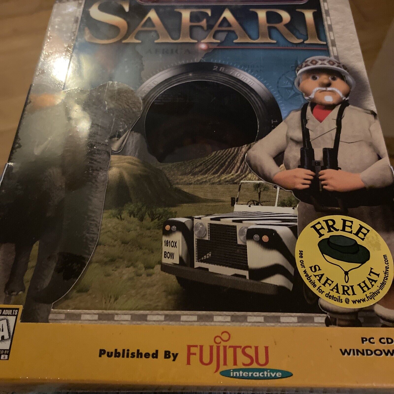 Virtual Safari Survival Anglia PC CD Rom Window 95 Vintage Rare OOP Brand New