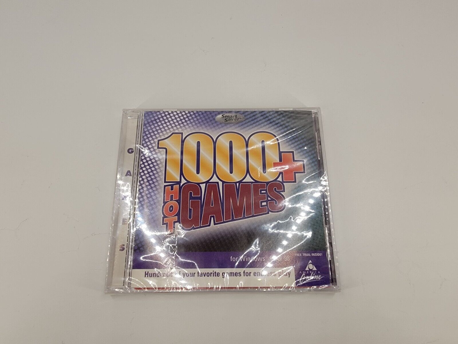 NEW & SEALED Retro PC Game 1000 + Hot Games For Windows 95 & 98