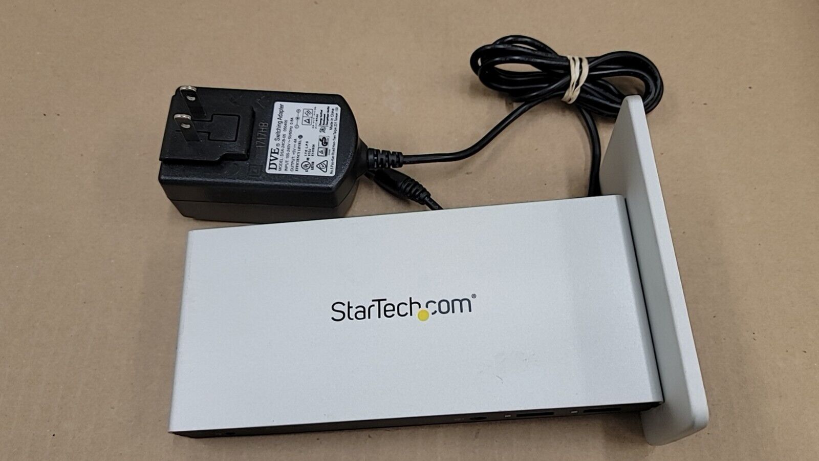 StarTech Dual-Monitor USB 3.0 Docking Station - Silver (USB3SDOCKDD) with ac