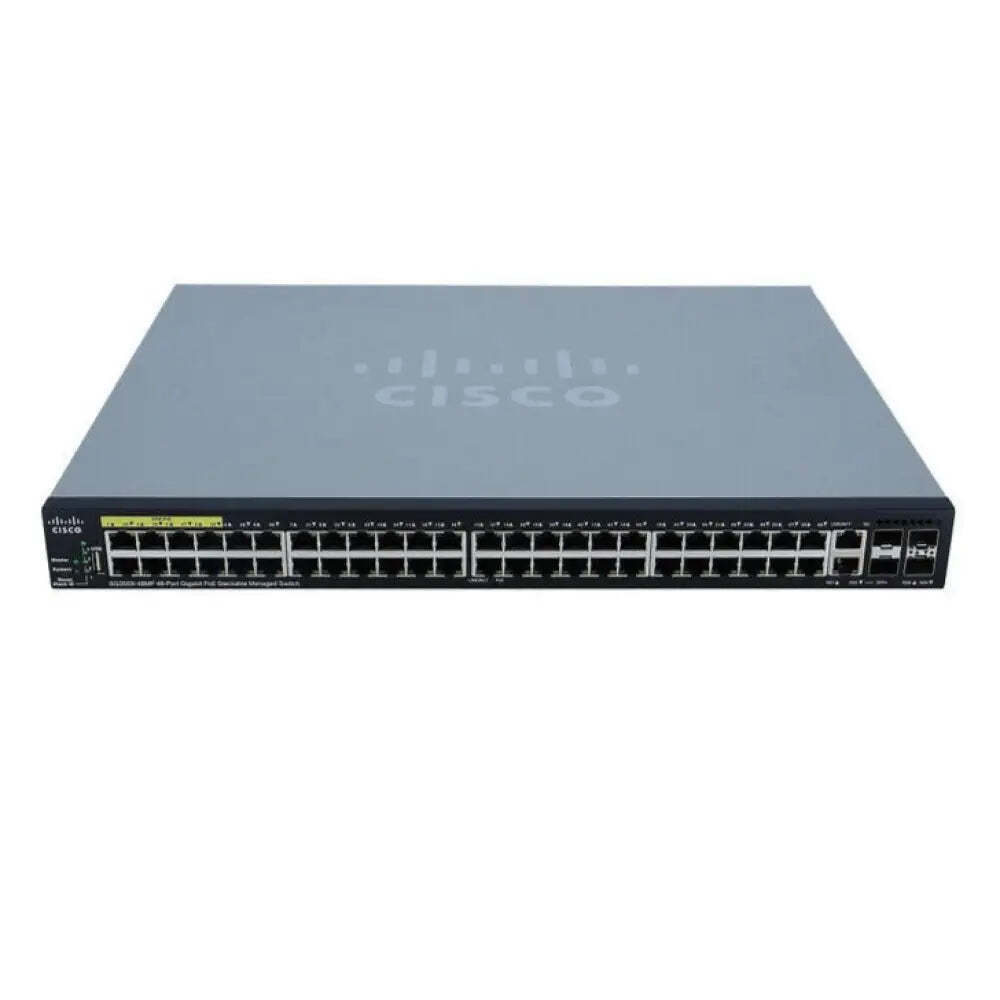 Cisco SG350X-48MP-K9 48-Port Gigabit PoE Stackable Managed Switch