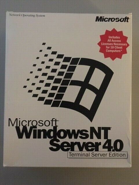 Microsoft Windows NT Server 4.0 Terminal Server Edition - Boxed with Licenses
