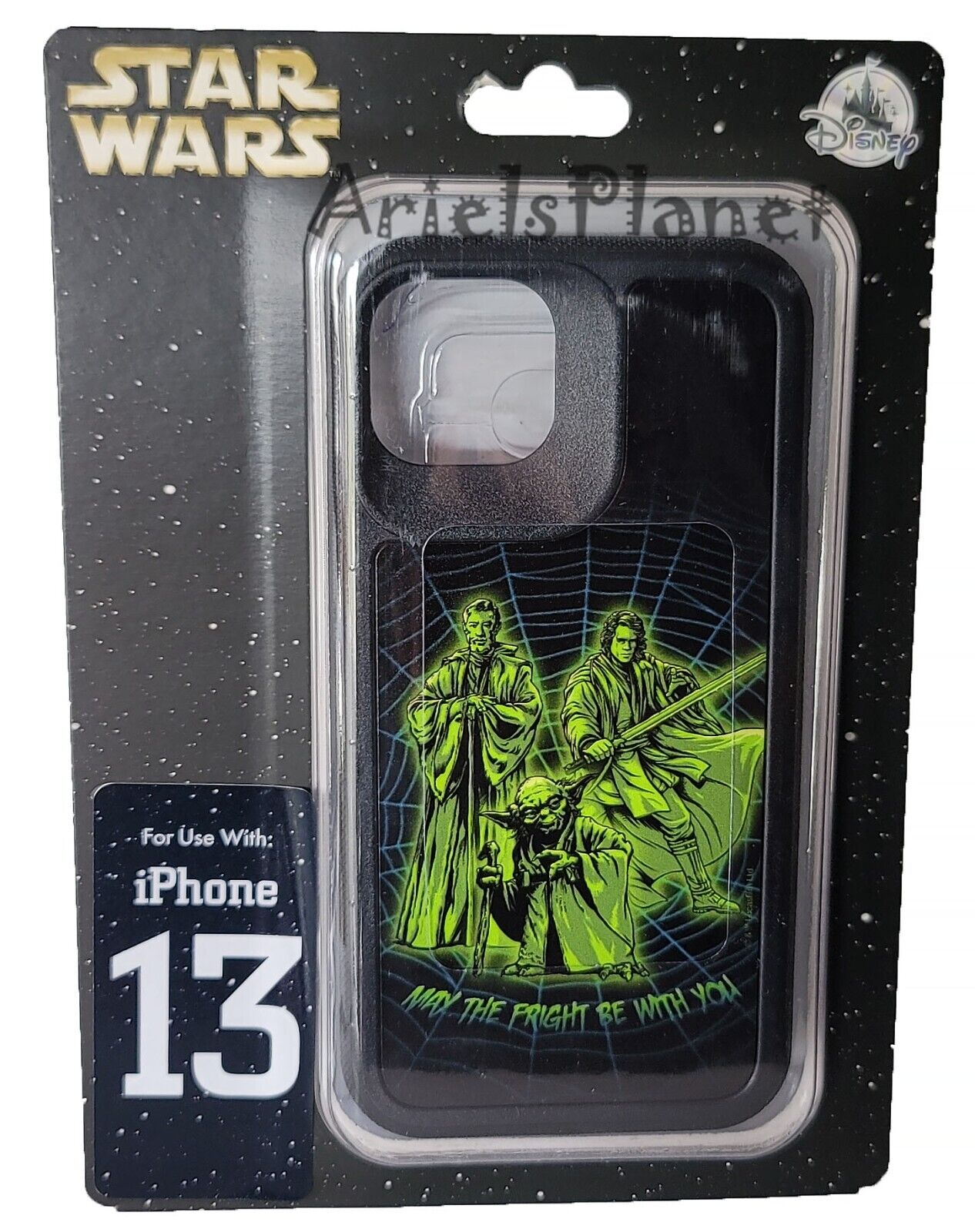 DISNEY Parks Star Wars Happy Halloween Luke Yoda Obi-Wan iPHONE 13 Cover