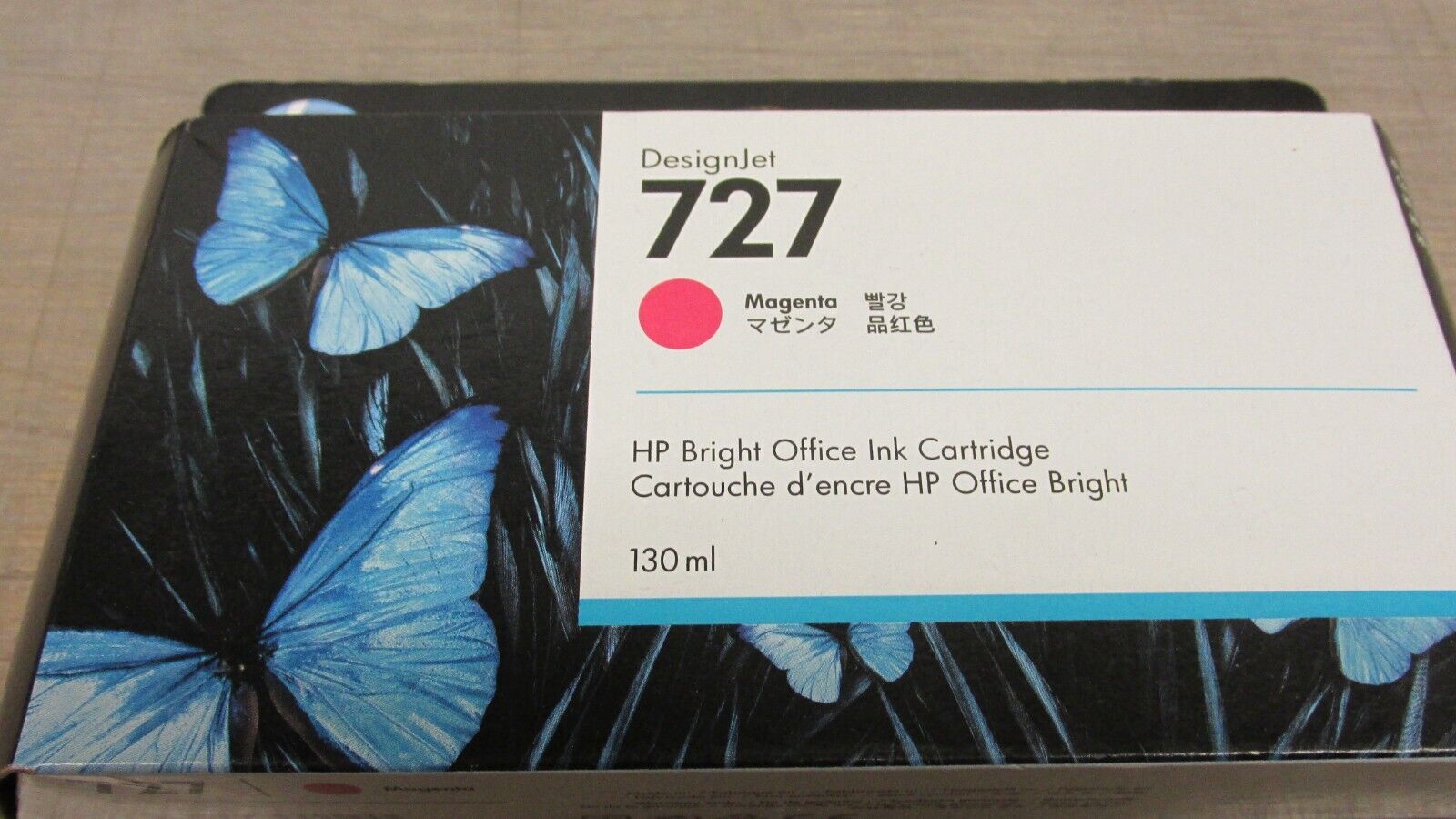 HP 727 Magenta B3P20A 130 Mil Ink Jet Cartridge (Expired July 2022)