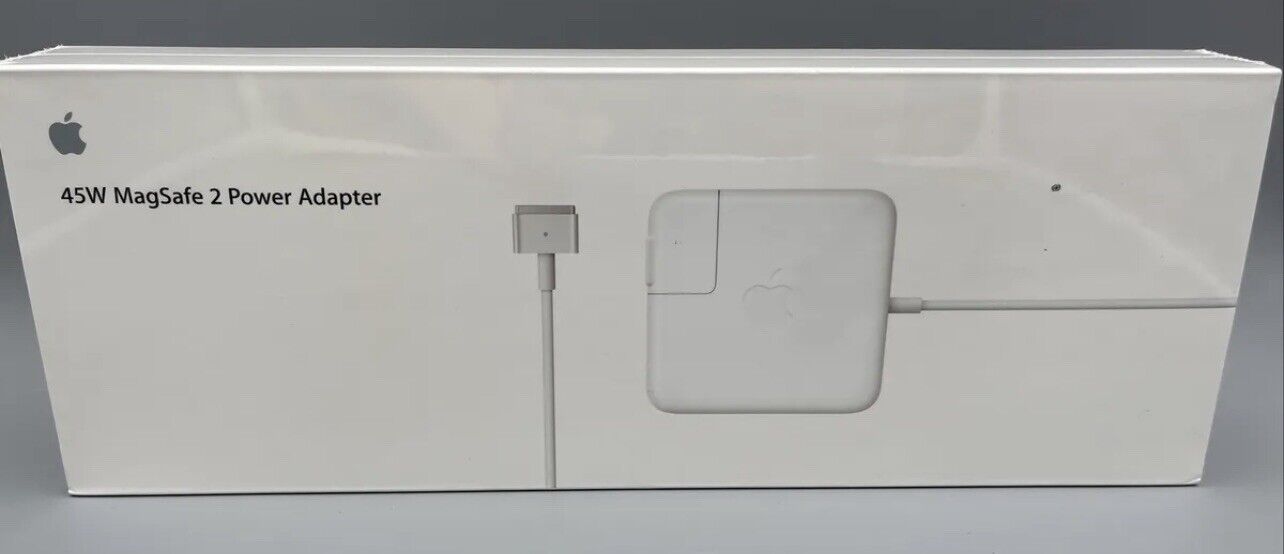 100% Aunthentic Apple 45W MagSafe 2 Power Adapter Magnetic DC MD592LL/A SEALED