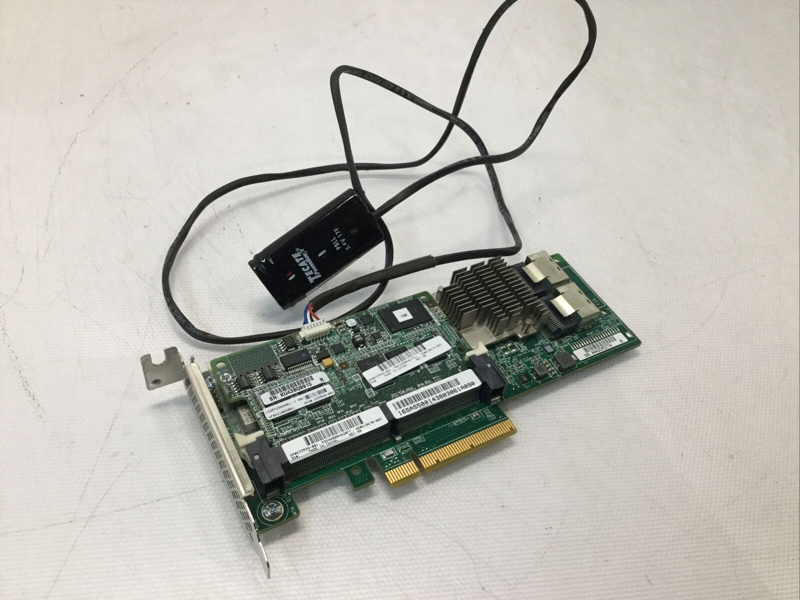633538-001 HP P420 6GB/s SAS RAID Controller PCIe Adapter 1GB FBWC + Battery LP