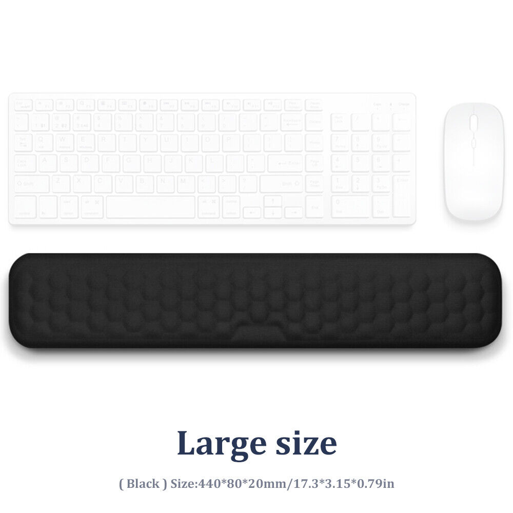 Keyboard & Mouse Wrist Rest Pad Set-Gel Support Cushion with Memory Foam Comfort