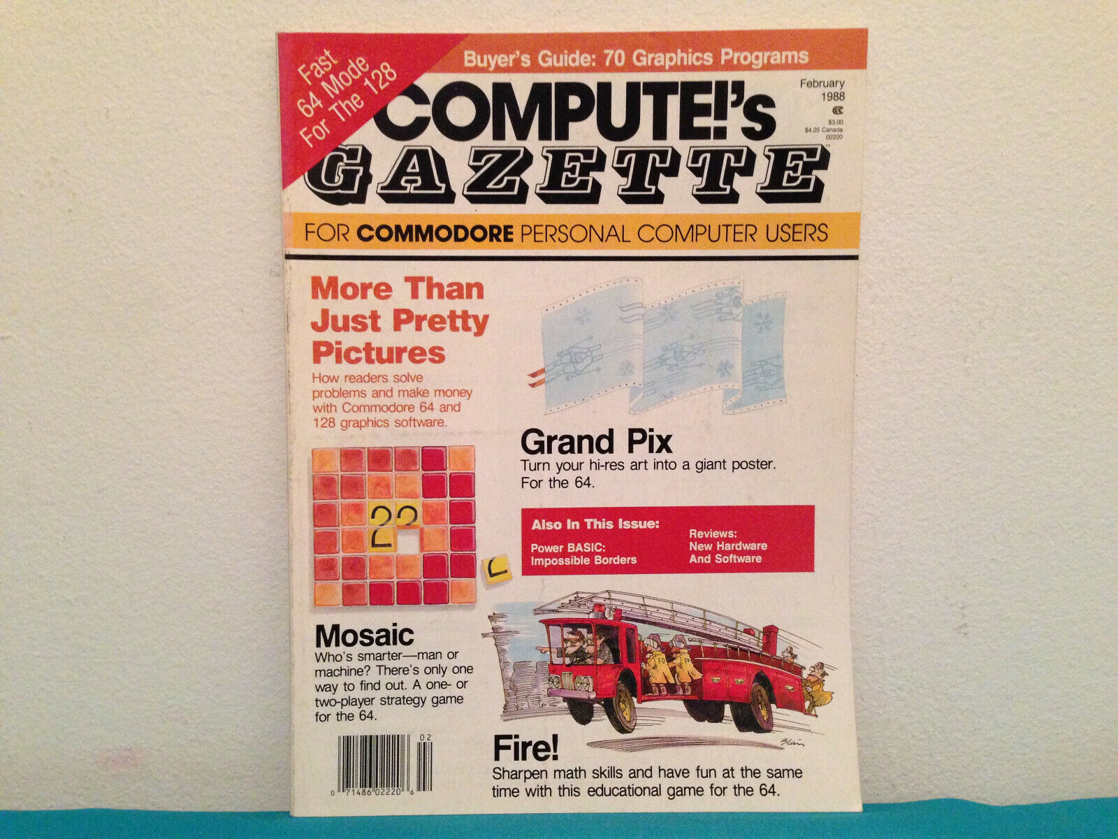 Compute\'s gazette february 1988 magazine only