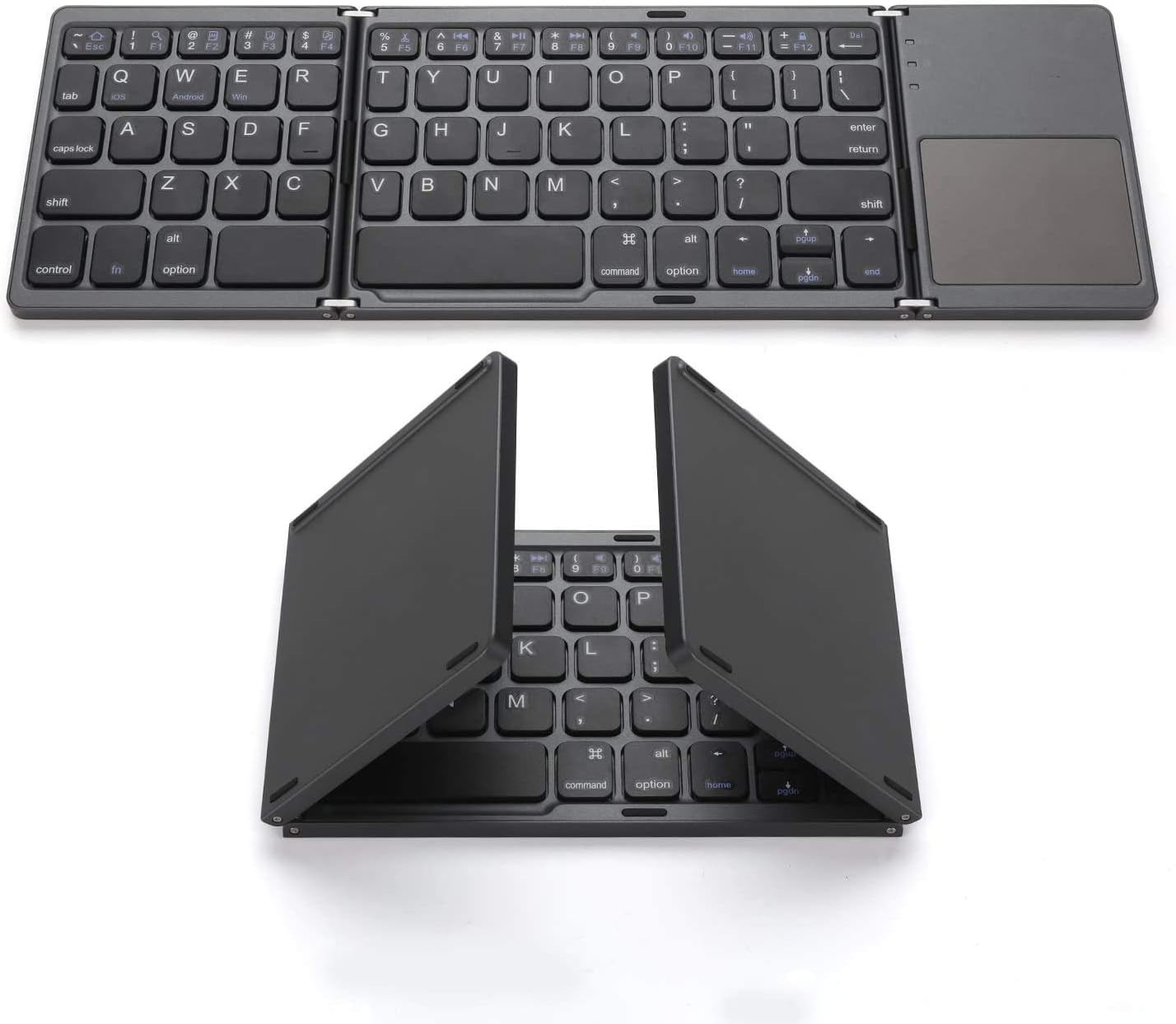 Foldable Bluetooth Keyboard, Pocket Size Portable Mini BT Wireless Keyboard with