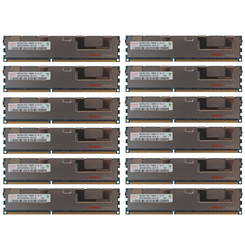 96GB Kit 12 8GB DELL POWEREDGE C2100 C6100 M610 M710 R410 M420 R515 MEMORY Ram