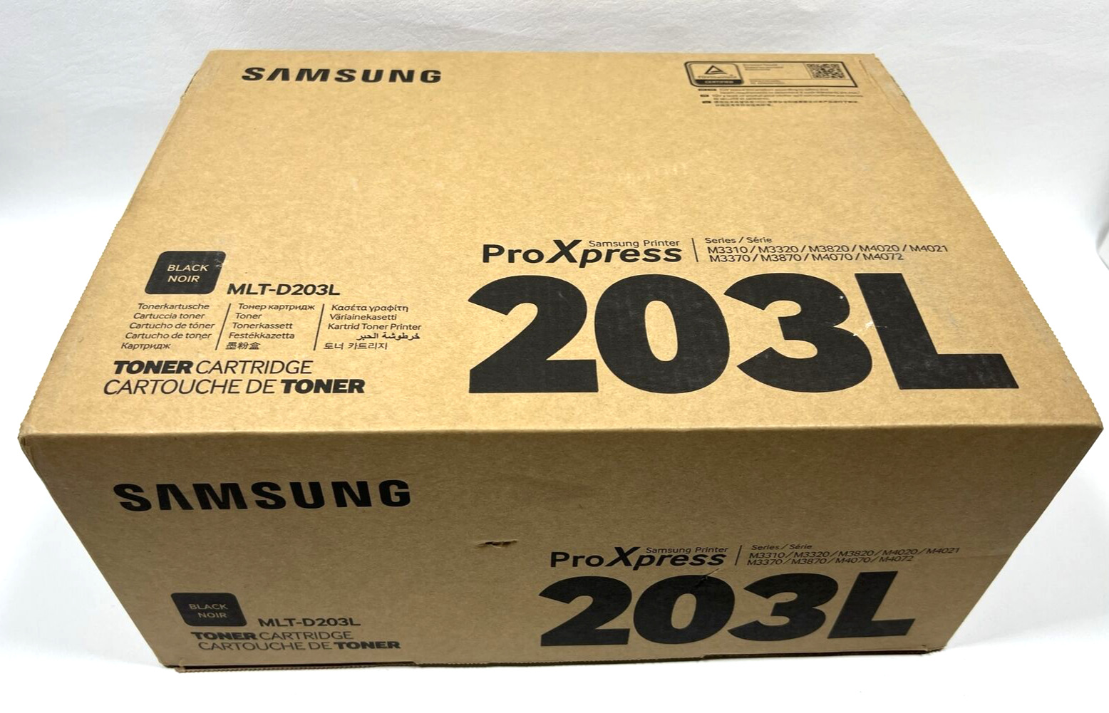 NEW OEM Genuine Samsung MLT-D203L Black Toner Cartridge - OPEN BOX