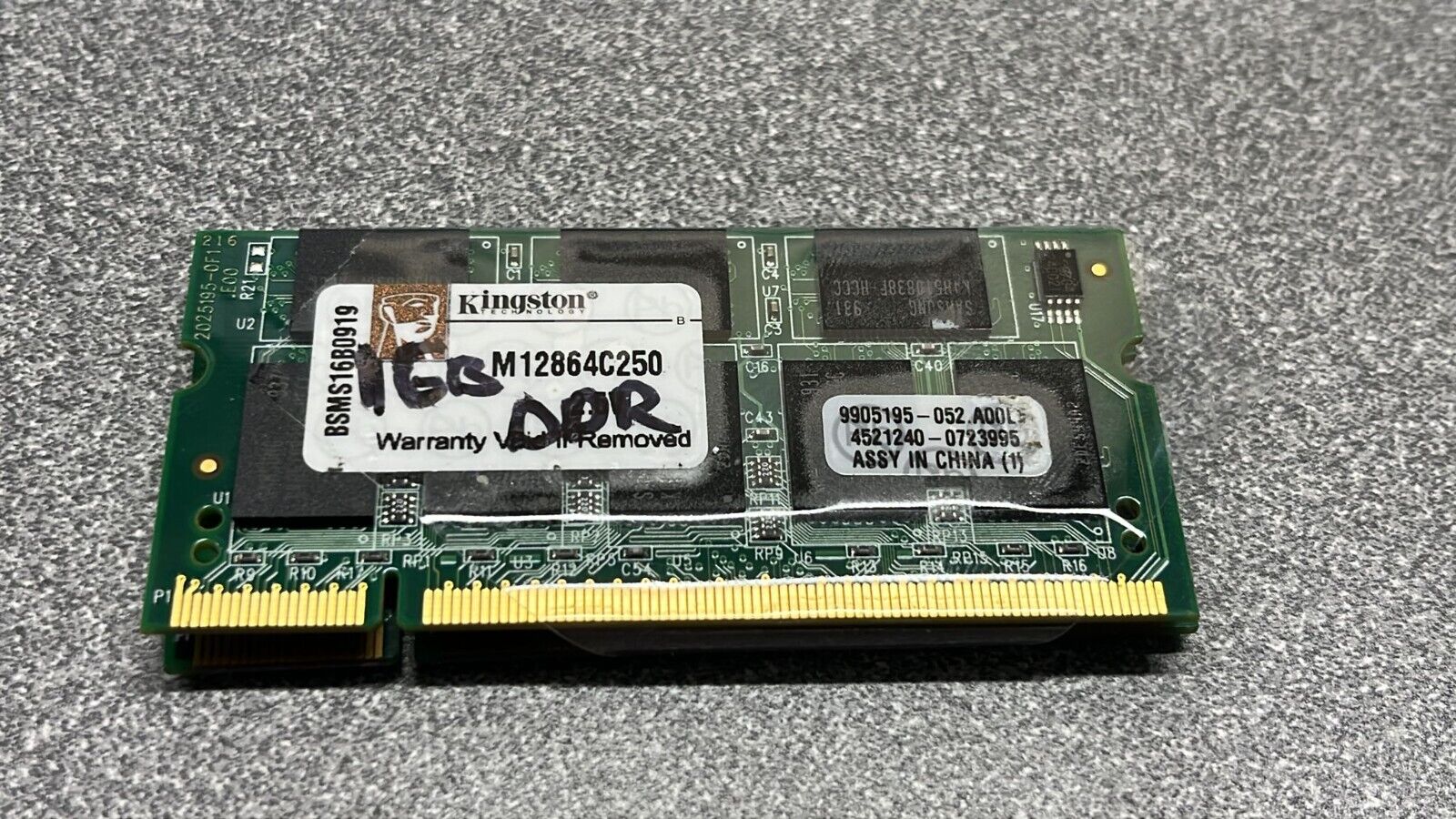 Kingston laptop memory ddr 1GB