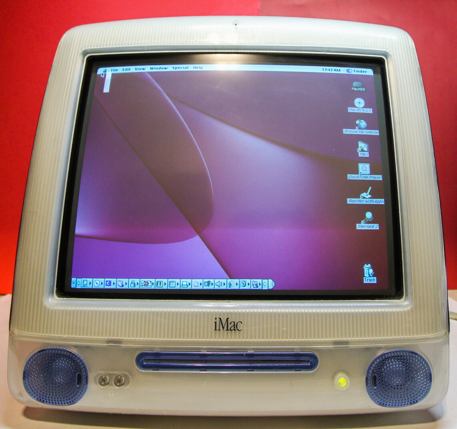 Apple iMac Vintage Computer 450MHz PPC G3 M5521 OS 9.2 128MB RAM ~ RARE EDITION