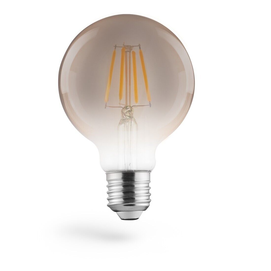 Bulb Filament LED, E27, 450lm 6W, Globe 80 Vintage, White Warm
