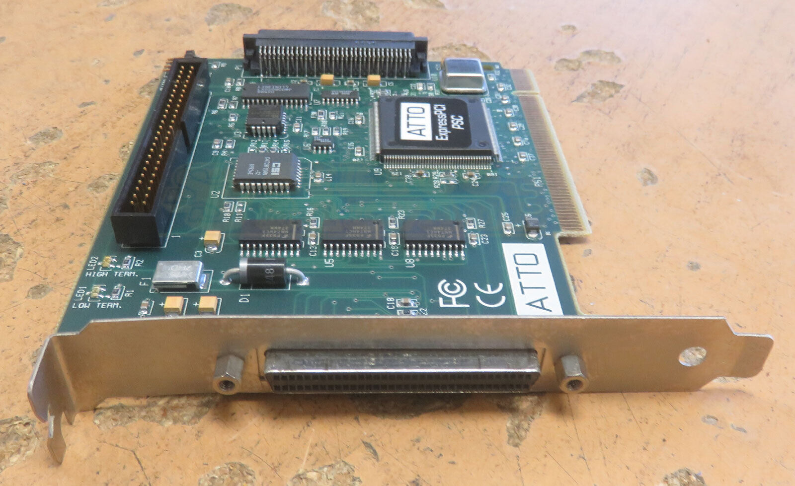 Atto ExpressPCI PSC Single-channel Ultra/WIDE SCSI Host Adapter PCI 68 50-Pin