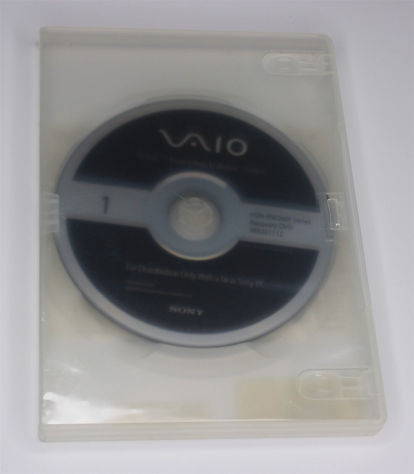 Sony Vaio Laptop Computer Recovery Discs VGN-200F Series Win 7 - 2 DVDs