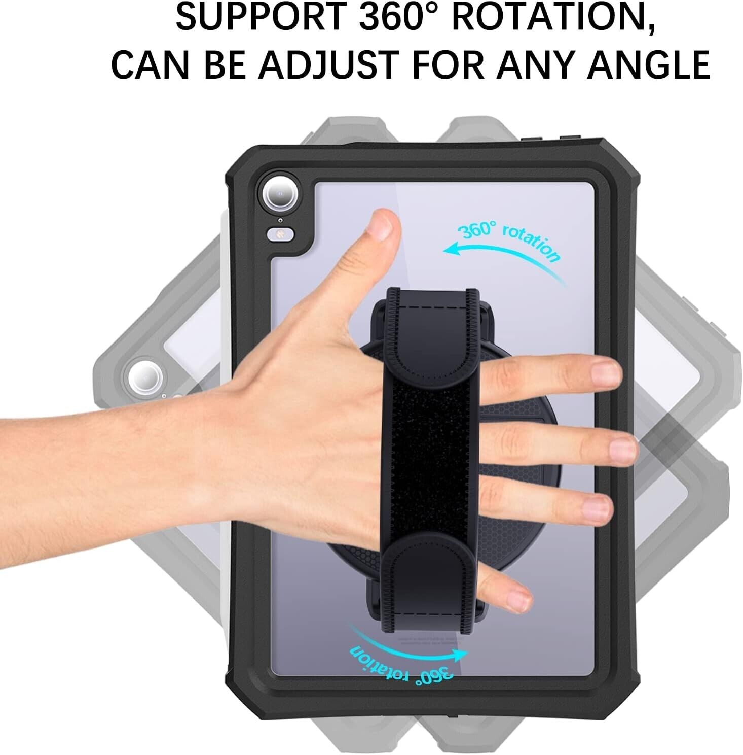 Adhesive Tablet Stand 360 Degree Rotating Sticky Tablet Stand 9.7\