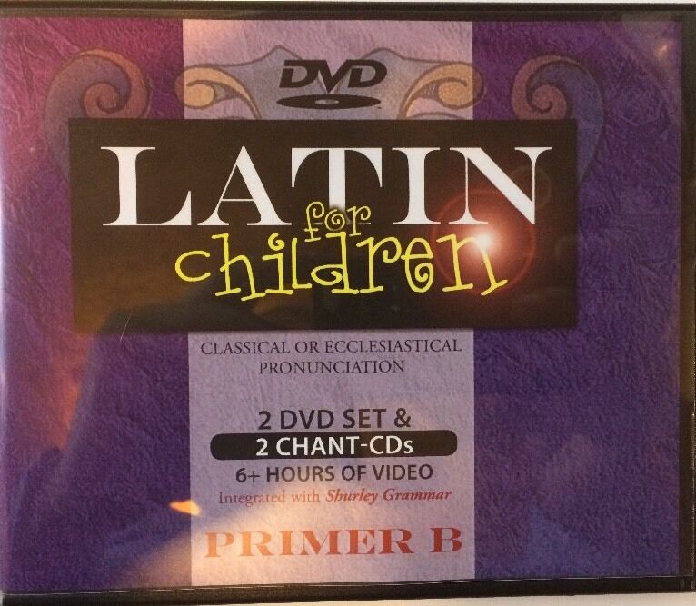 Latin For Children Primer Level B Set 2 DVDs + Chant CDs - Dr Christopher Perrin