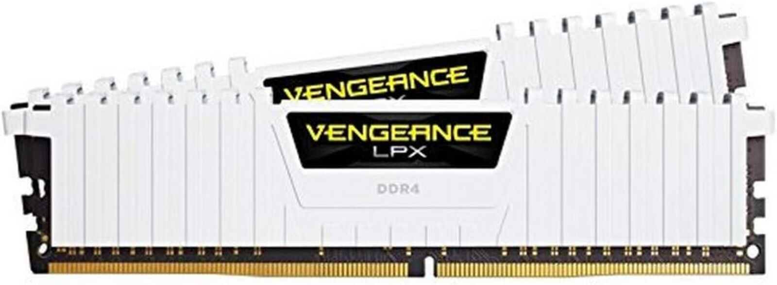 Corsair CMK8GX4M2A2400C16W Vengeance LPX 8GB 2x4GB DDR4 2400MHz Memory White RAM