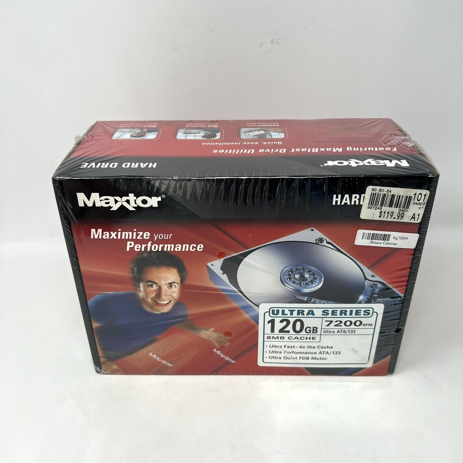 VTG Maxtor DiamondMax Plus Ultra Series 120GB 7200 RPM Hard Drive NEW sealed