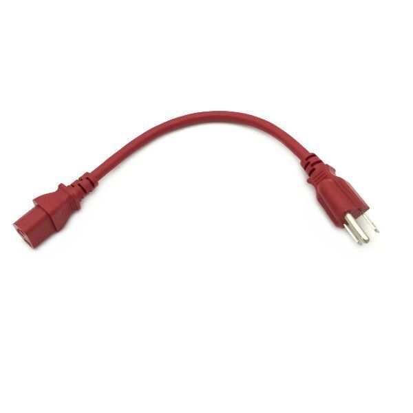 Red 1FT New SONY PLAYSTATION 3 PS3 1st Gen. Power Cord Short AC Cable Line Plug