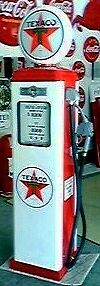 NEW TEXACO STAR REPRODUCTION GAS PUMP - ANTIQUE OIL REPLICA - *