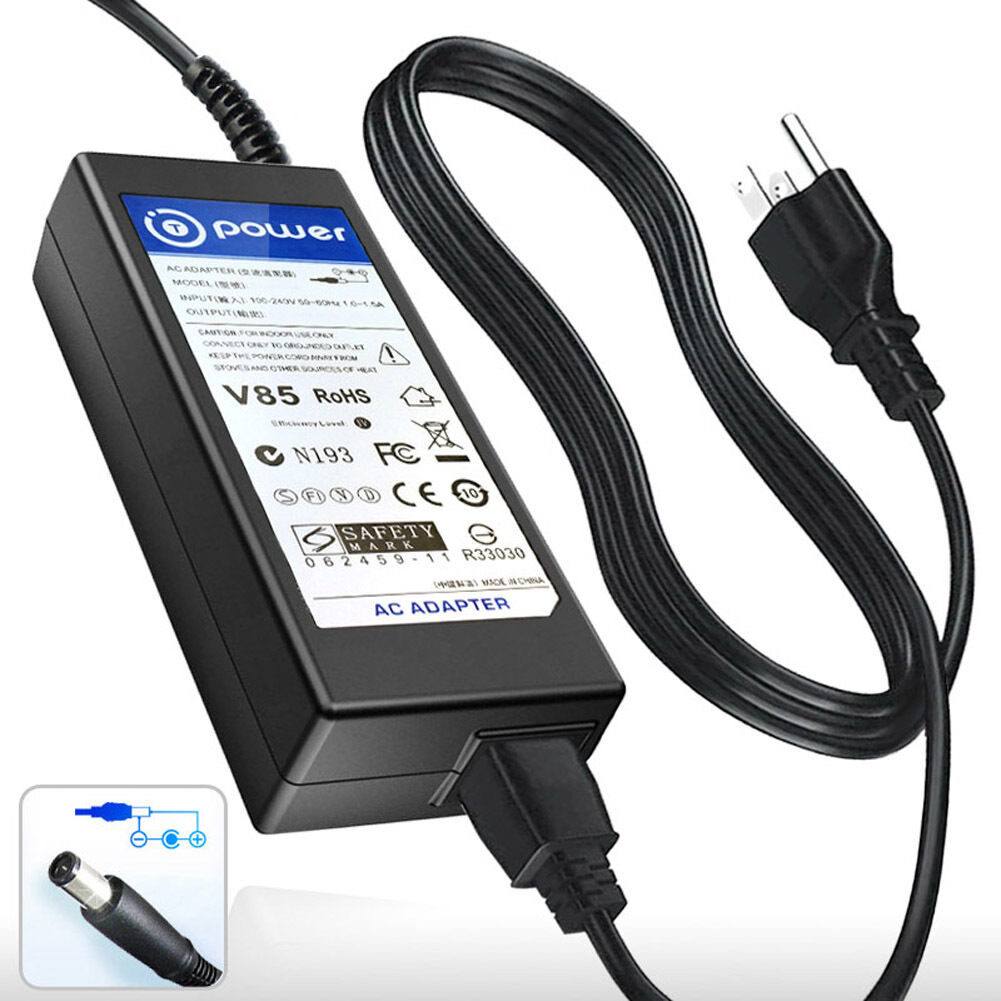 T-Power FOR DELL Inspiron 1545 PP41L PA-12 65W AC Adapter Laptop Power Cord