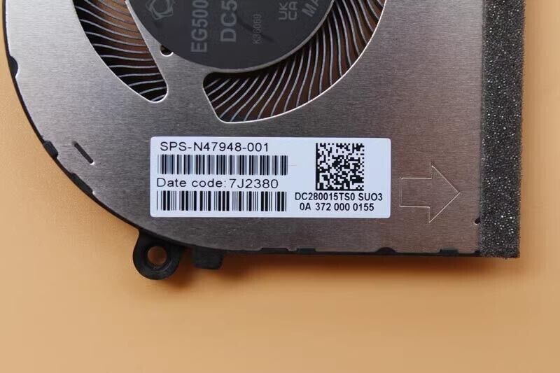 New CPU GPU Cooling Fan For HP Envy X360 15-FH 15Z-FH N49282-001 N47948-001