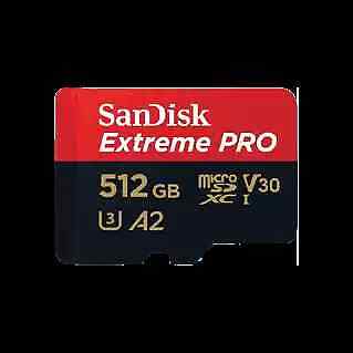 SanDisk 512GB Extreme Pro microSDXC UHS-I Memory Card - SDSQXCD-512G-GN6MA