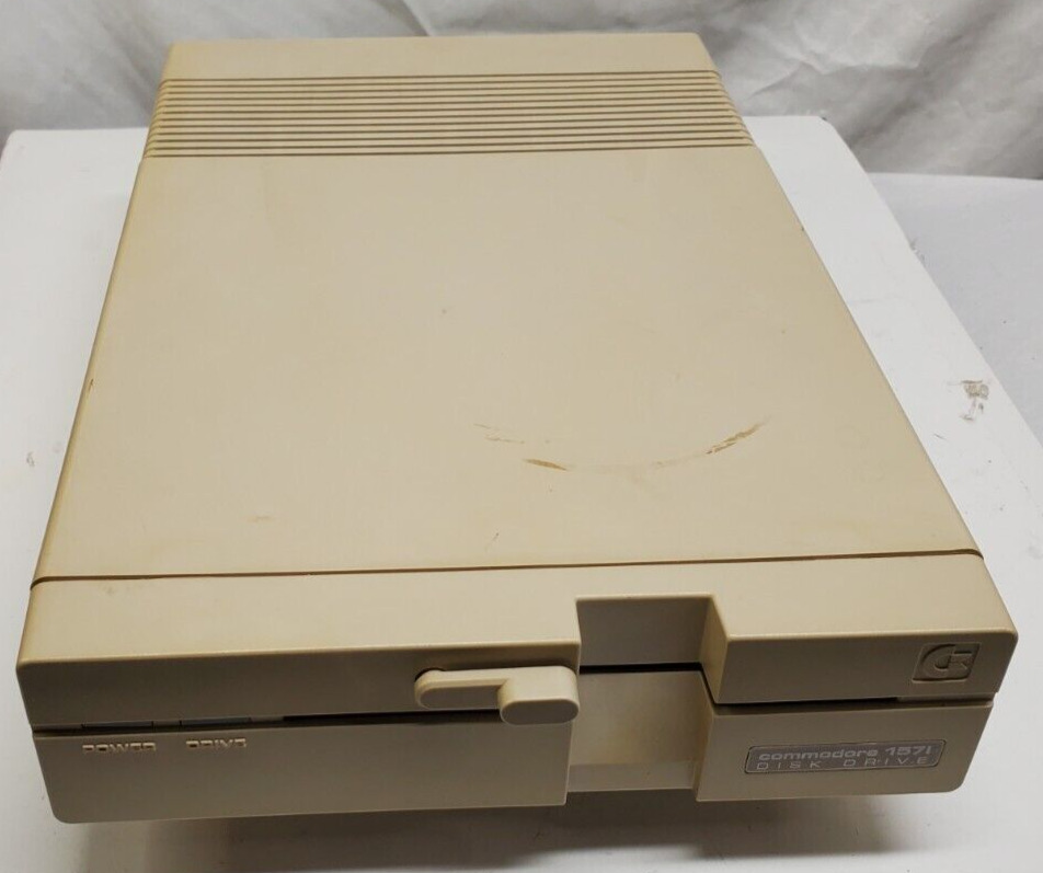 Vintage-Commodore 1571, Disk Drive, Commodore C64, C128 -Tested -Works, Reads #3