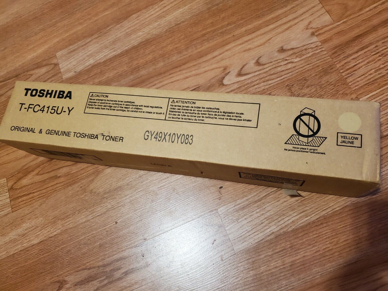 Toshiba T-FC415U-Y Print YELLOW Toner Cartridge NEW Factory Sealed BOX