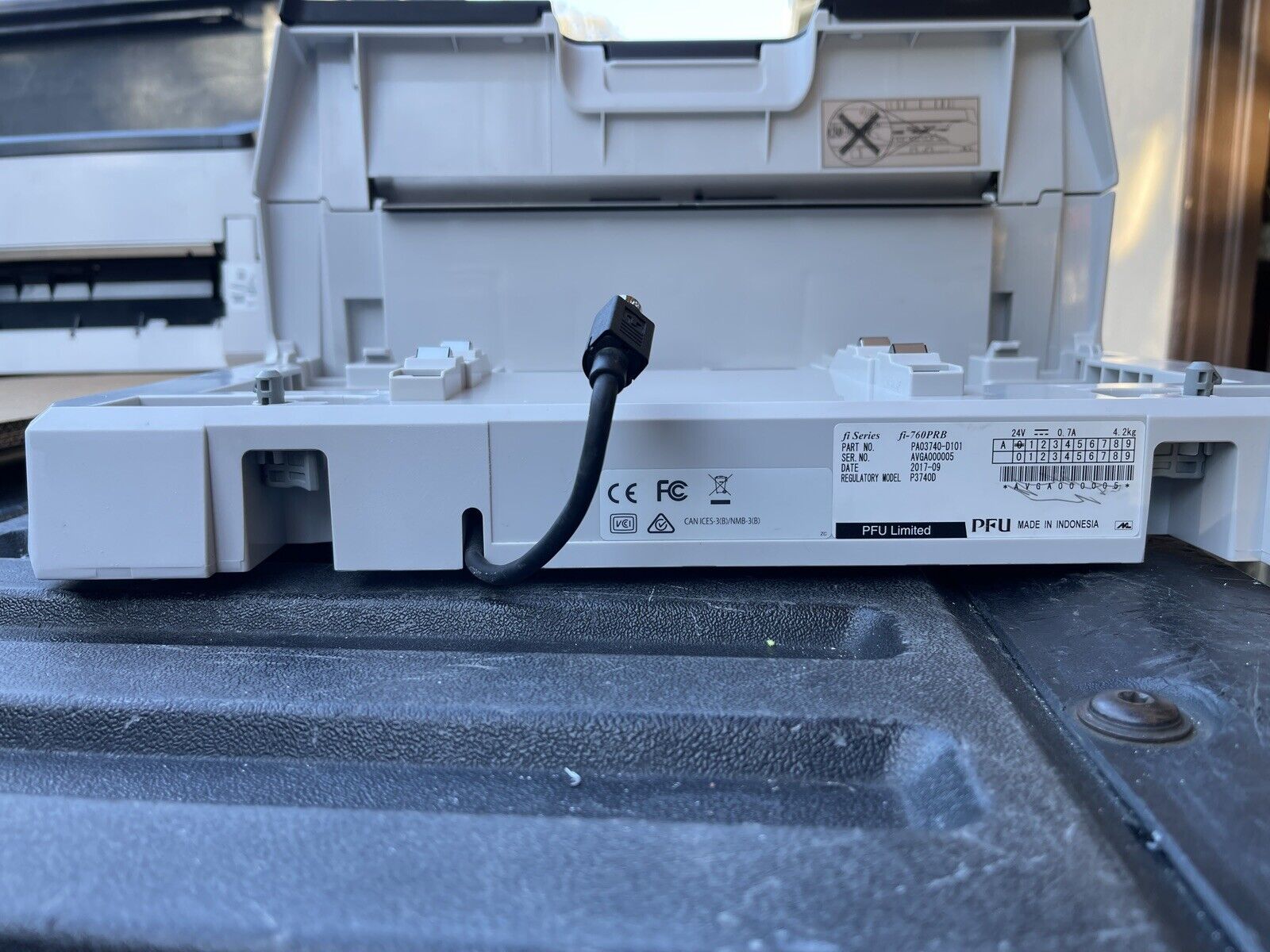 Fujitsu fi-760PRB Scanner Post Imprinter for fi-7600