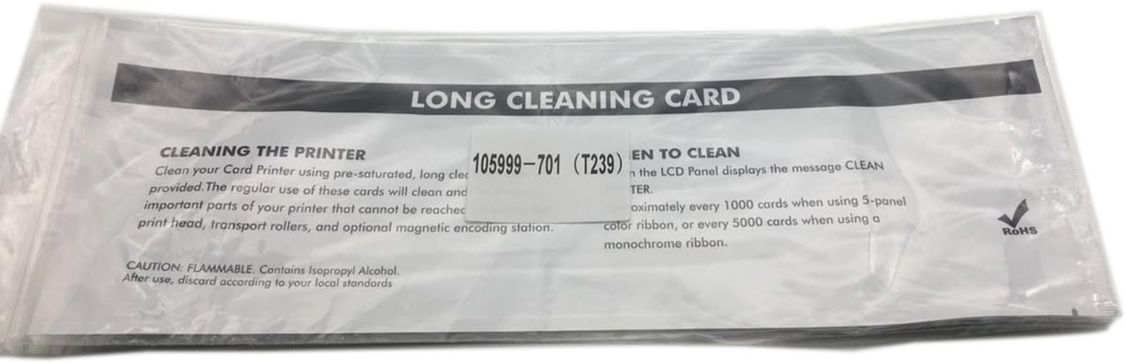 Cleaning Repair Kits CM-105999-701 for ZXP 7 Card Printer, Pack of 12 Print Path
