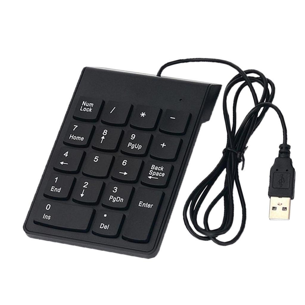 Mini USB 18-keys Num Pad Numeric Number Keypad Keyboard for Laptop Notebook